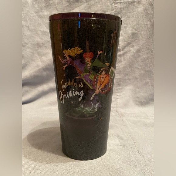NEW Disney Parks Halloween Hocus Pocus Trouble Is Brewing Cup Tumbler Corkcicle - Picture 1 of 4